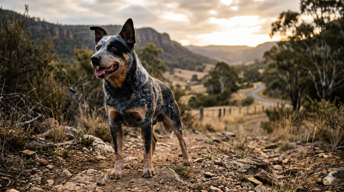 Vibrant Australian Cattle Dog full of vitality — do daily dog multivitamins actually work