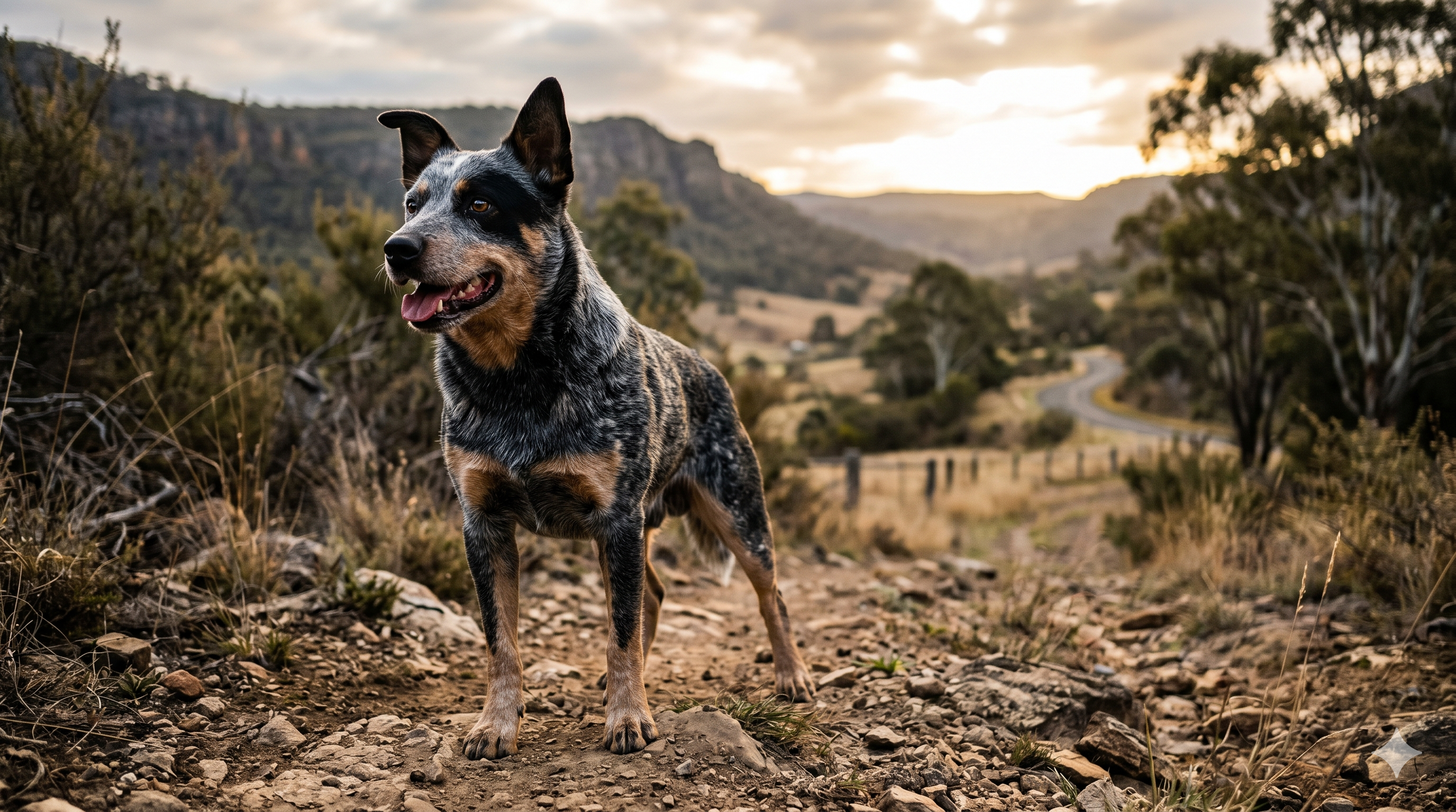 Vibrant Australian Cattle Dog full of vitality — do daily dog multivitamins actually work