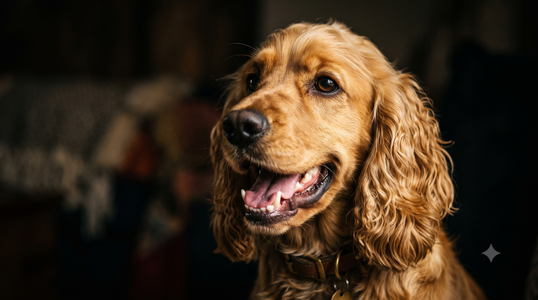 Chien illustrant un guide belge sur l’hygiène dentaire