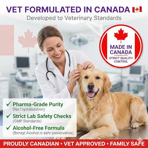 Pure Majesty Pets ear cleaner with aloe and panthenol B5 for ear comfort