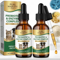 Pure Majesty Pets 3B liquid probiotic for dogs and cats, gut health and immune support drops