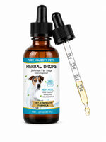 Pure Majesty Pets dog cough and respiratory support drops – herbal formula for throat comfort and immunity