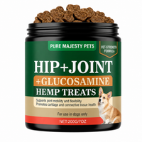 Pure Majesty Pets senior dog mobility chews with glucosamine and green-lipped mussel for joint and hip support