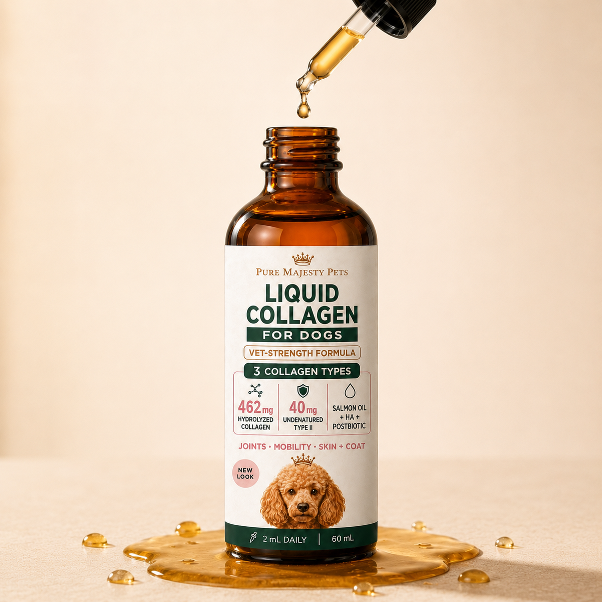 Liquid Collagen for Dogs | Joint, Skin & Coat Support