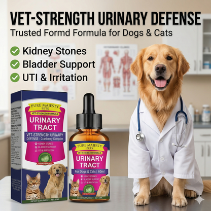 Cranberry bladder health drops for dogs packaging