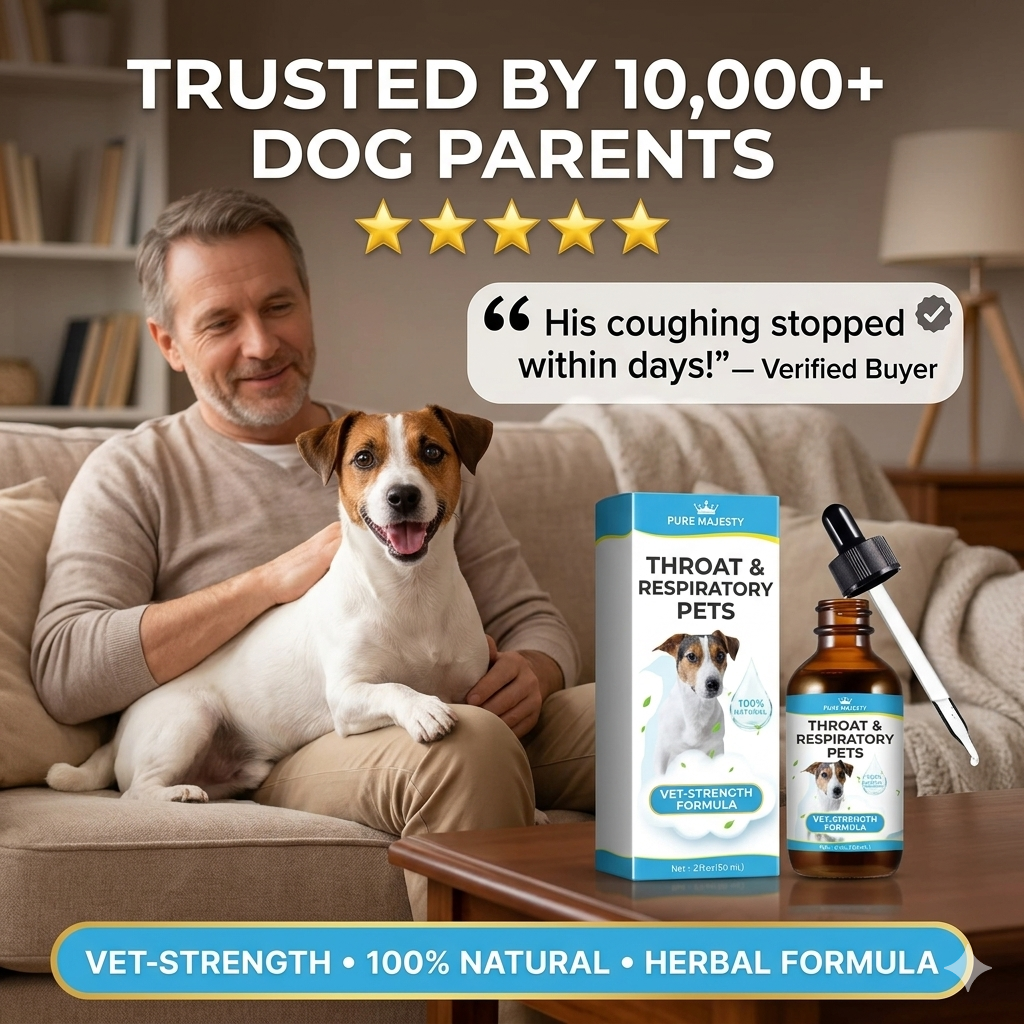 Natural dog cough remedy liquid herbal supplement
