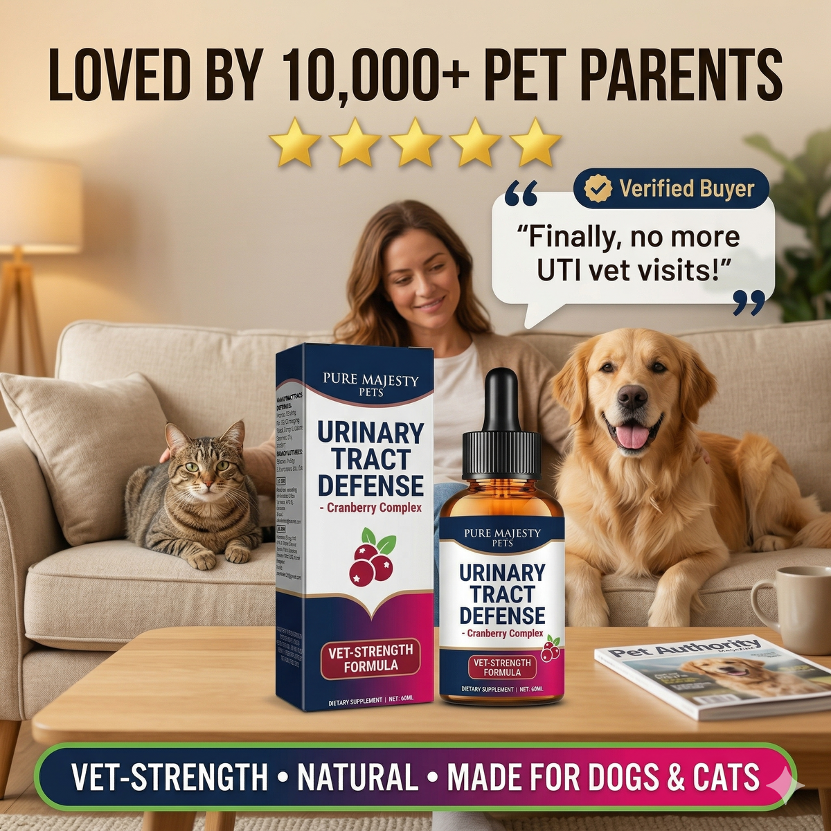 Dog bladder health drops dosage instructions