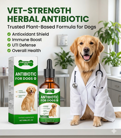 Dog immune support drops supplement facts label