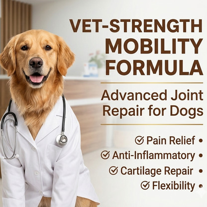 Dog mobility support chews with natural ingredients