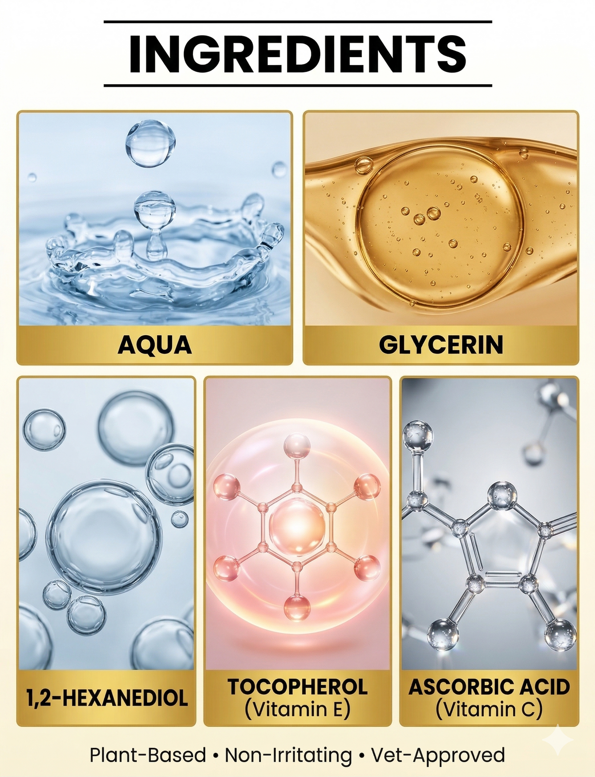 Soothing eye care rinse for dogs tear stain removal